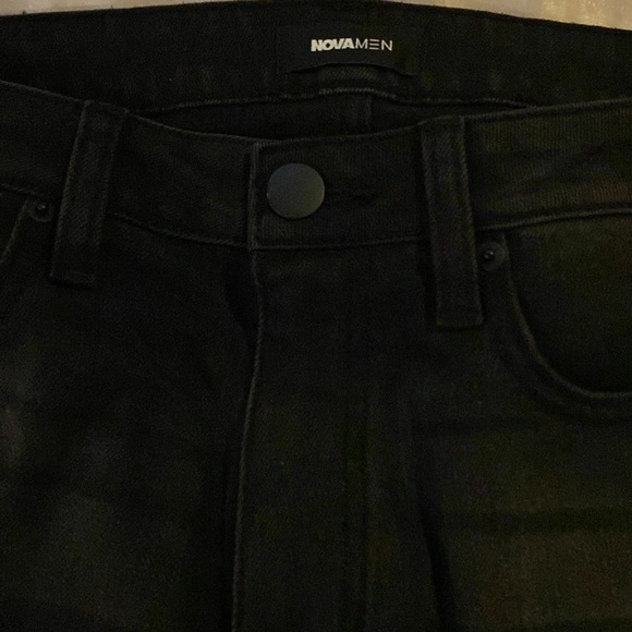 Zebra striped black Fashion Nova jeans, New & Never worn - Picture 4 of 4